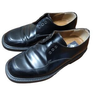 HIPPOPOTAMUS Italian Leather Oxfords Men's 8.5 Classic Career Minimalist Church